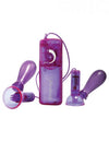 Fetish Fantasy Vibrating Nipple Pumps Purple