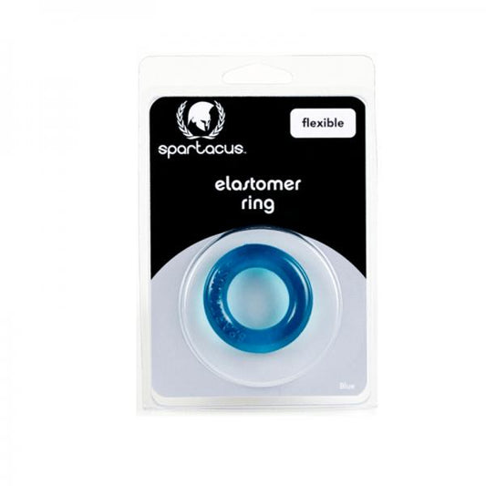 Relaxed Fit Elastomer Cock Ring (blue) - happyshop365247