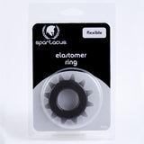 Stud Elastomer Cock Ring Black - happyshop365247