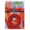 Nitrile Cock Ring Set (red/3) - happyshop365247