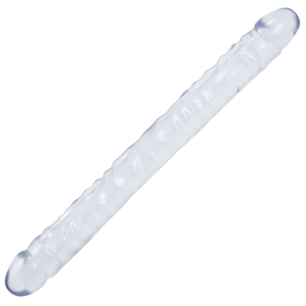 Double Dong 18 Inch - Clear - happyshop365247