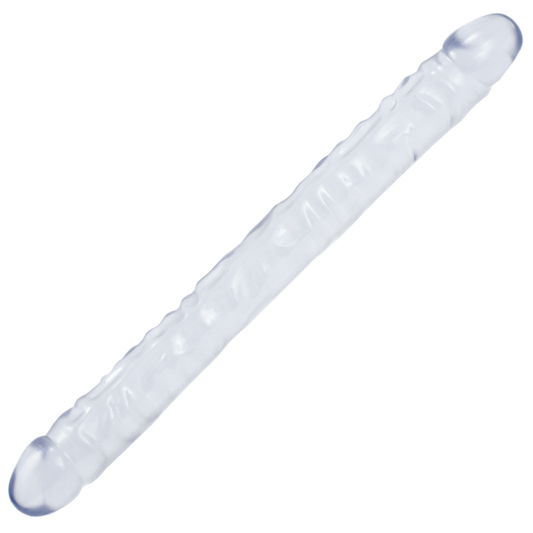 Double Dong 18 Inch - Clear - happyshop365247