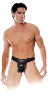 Mr. Big Hollow 8 inches Strap On Black - happyshop365247
