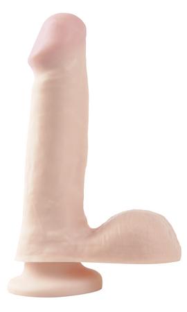 Basix Rubber Works 6 Inch Dong - Beige - happyshop365247
