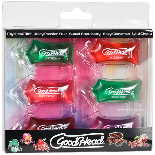 Goodhead Oral Sex Gel Pillow Paks 6 Pack - happyshop365247