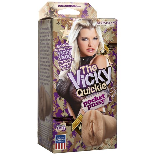 Vicky Vette The Quickie Ultraskyn Pocket Pussy - happyshop365247
