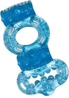 Double Power Cock and Ball Ring Blue - happyshop365247
