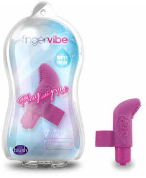 Blush Silicone Finger Vibe Lavender - happyshop365247