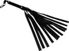 Faux Leather Flogger Black