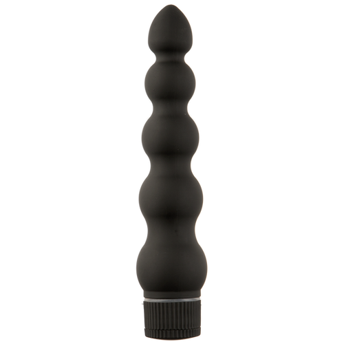 Black Magic 7 inches Ribbed Vibrator