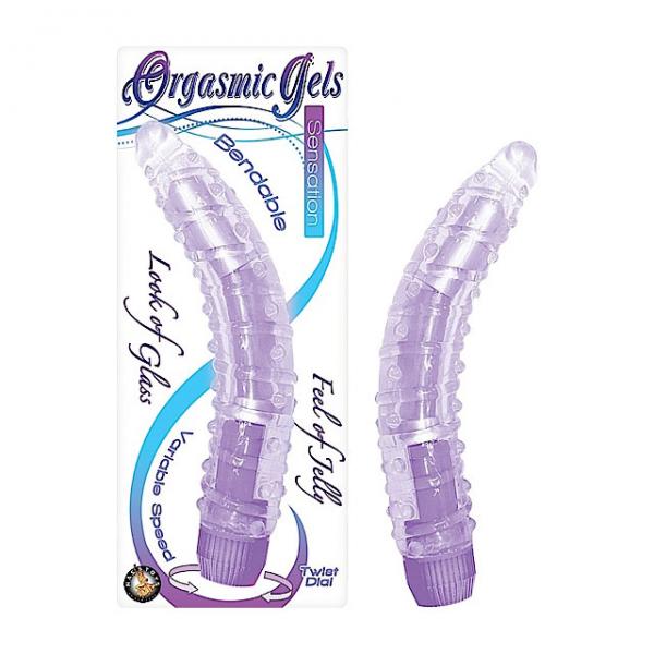 Orgasmic Gels Sensation Purple Vibrator - happyshop365247