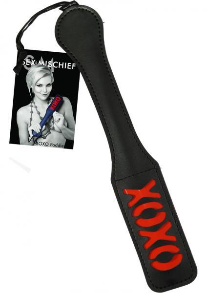 Sex and Mischief XOXO Paddle Black - happyshop365247