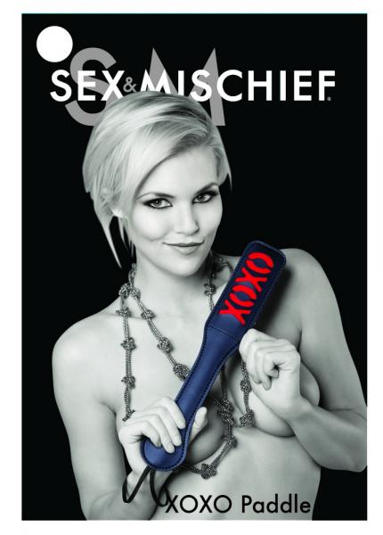 Sex and Mischief XOXO Paddle Black - happyshop365247