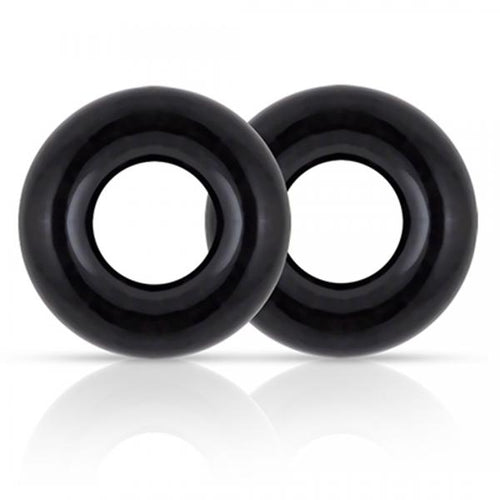 Donut Rings Oversized Black - happyshop365247