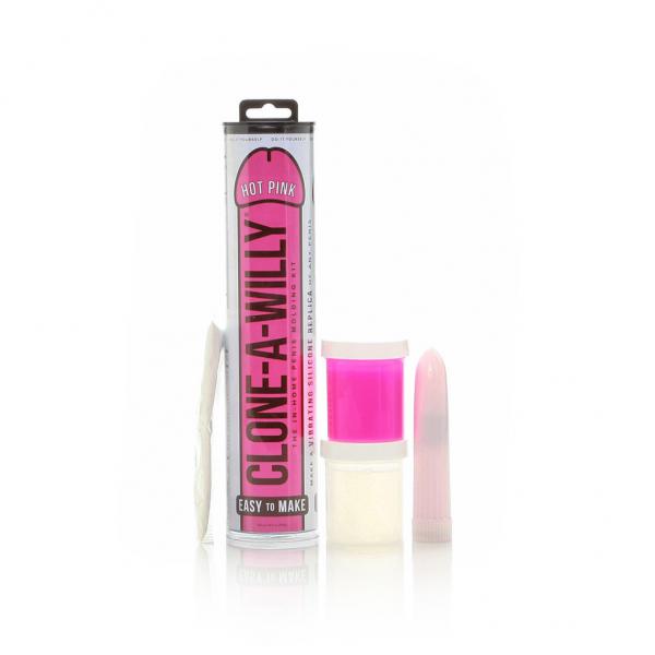 Clone-A-Willy Hot Pink Kit Vibrator Dildo Hot Pink - happyshop365247