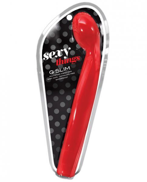 Sexy Things G Slim Scarlet Red G-Spot Vibrator - happyshop365247