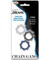 Chain Gang Cock Rings Assorted 3 Pack - happyshop365247