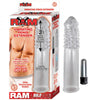 Ram Vibrating Penis Extender Clear - happyshop365247