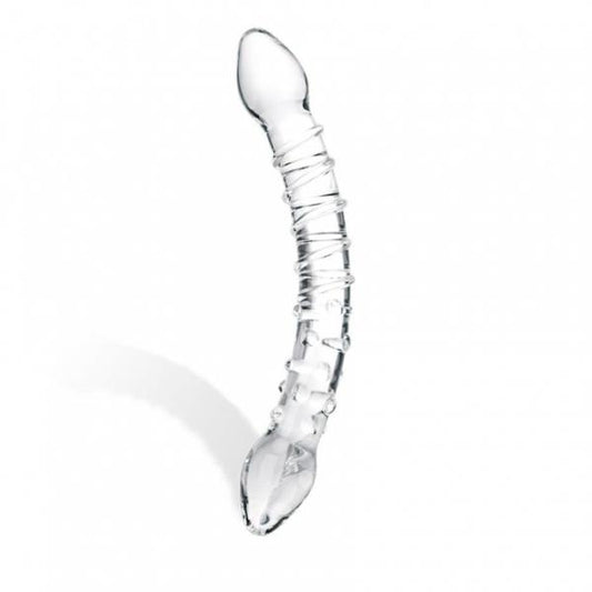Glas Double Trouble Glass Dildo Clear - happyshop365247