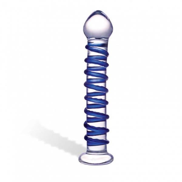 Glas Blue Spiral Glass Dildo - happyshop365247
