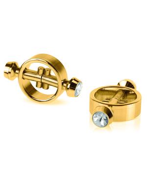 Fetish Fantasy Gold Magnetic Nipple Clamps - happyshop365247