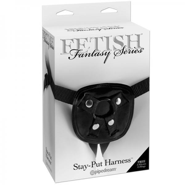 Fetish Fantasy Stay Put Harness Black O/S - happyshop365247