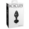 Icicles No. 44 Black Glass Butt Plug - happyshop365247