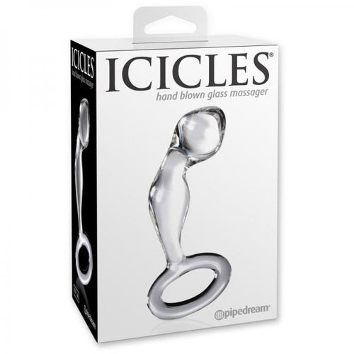 Icicles No 46 Clear Glass Butt Plug - happyshop365247