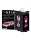 Icicles No 48 Pink Glass Butt Plug - happyshop365247