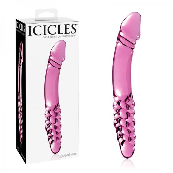 Icicles No 57 Glass Double Dildo Pink - happyshop365247