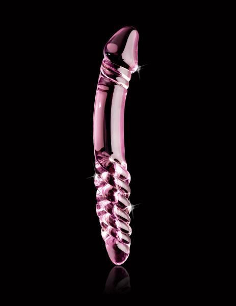 Icicles No 57 Glass Double Dildo Pink - happyshop365247
