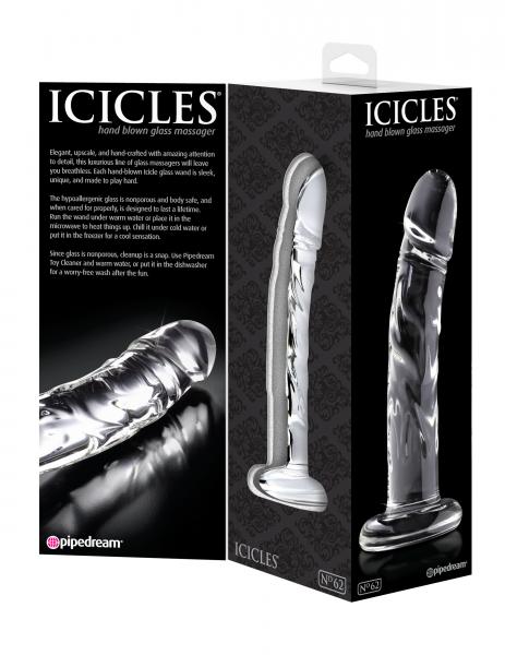 Icicles No. 62 Clear Glass Dildo - happyshop365247