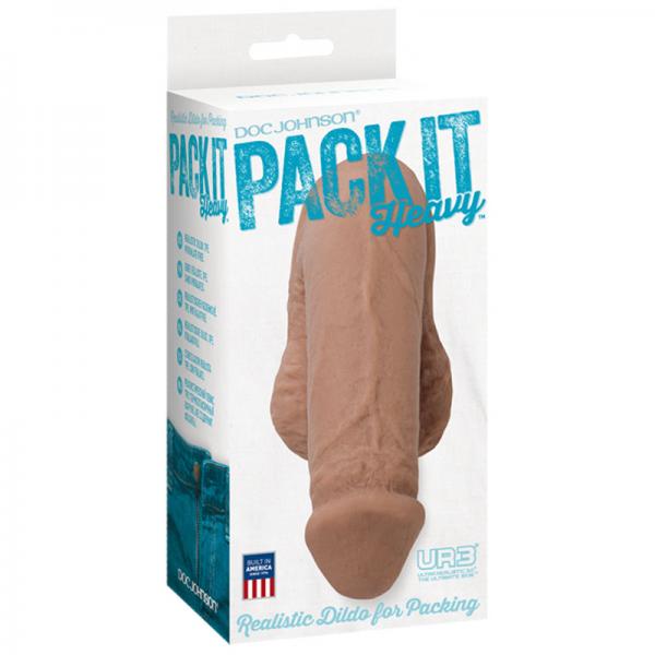 Pack It Heavy Brown Realistic Dildo for Packing - happyshop365247