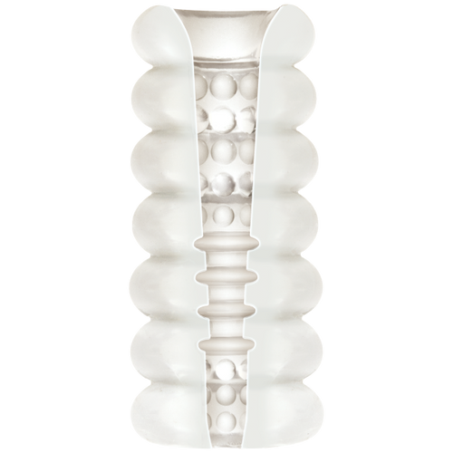 Mood Thrill Triple Texture Masturbator Frost - happyshop365247