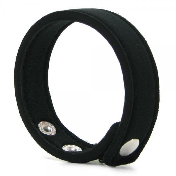 Neoprene Snap Cock Ring Black