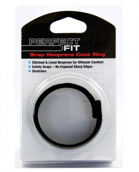 Neoprene Snap Cock Ring Black - happyshop365247