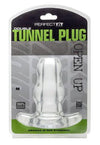 Double Tunnel Plug Medium Clear - happyshop365247