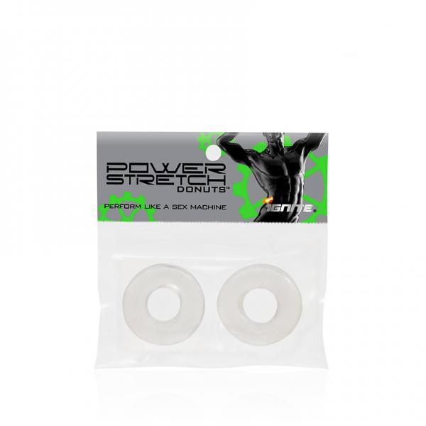 Thick Power Stretch Donuts 2 Pack Clear - happyshop365247