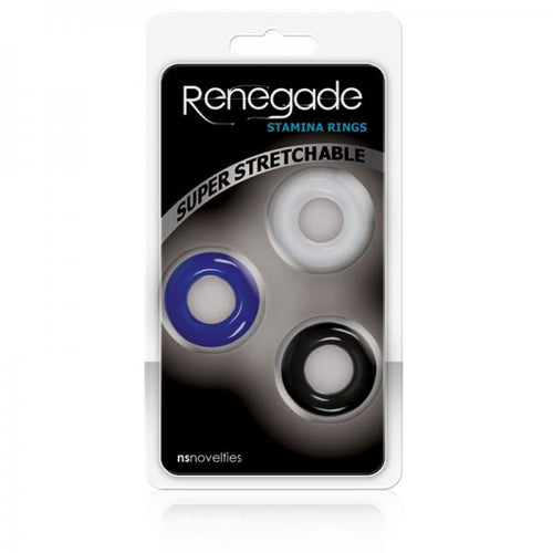 Renegade Stamina Rings Set 3 Assorted Colors - happyshop365247