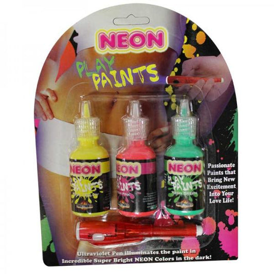 Neon Body Paints 3pk Card - happyshop365247