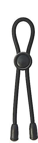 Adjustable Silicone Cock Tie Black - happyshop365247