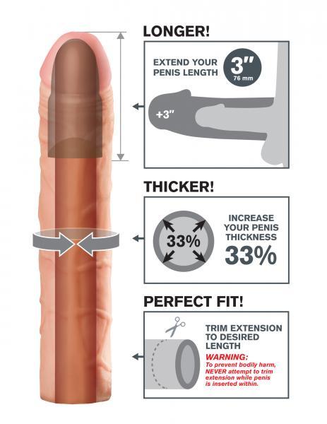 Perfect 3 Inches Extension - Beige - happyshop365247