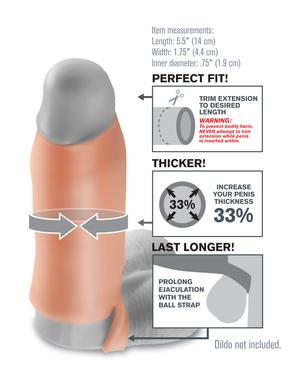 Fantasy X-tension Real Feel Enhancer Beige - happyshop365247