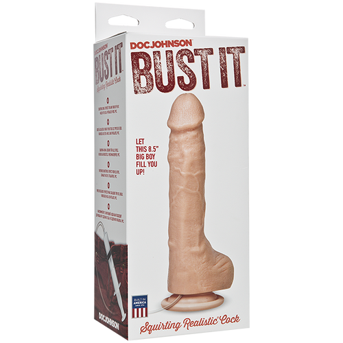 Squirting Realistic Dildo - Beige