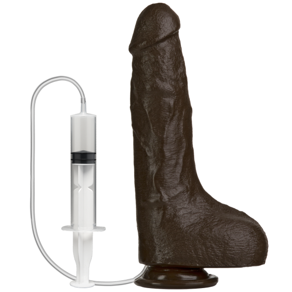 Squirting Realistic Black Dildo - happyshop365247