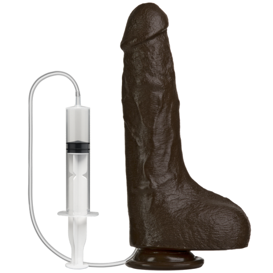 Squirting Realistic Black Dildo - happyshop365247