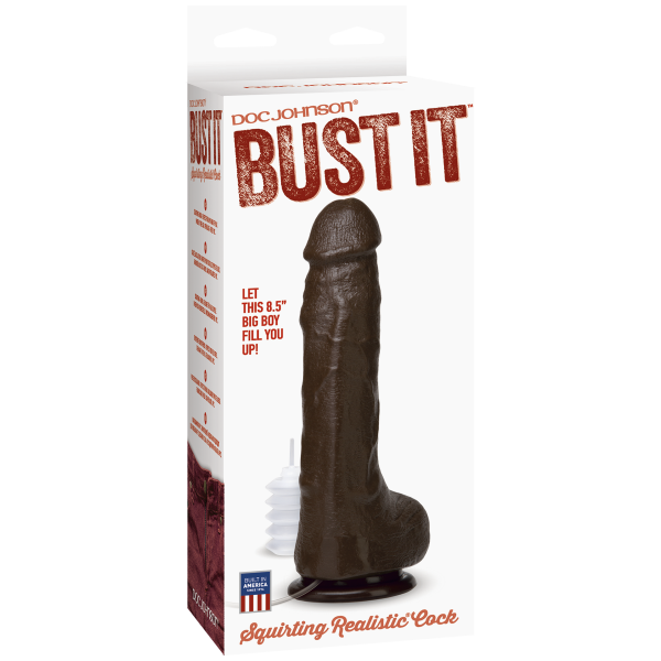 Squirting Realistic Black Dildo - happyshop365247