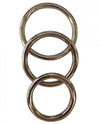 Sportsheets Metal O-Ring 3 Pack Nickel-free Rings - happyshop365247
