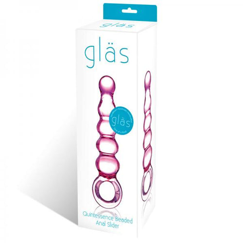Glas Quintessence Beaded Anal Slider - happyshop365247