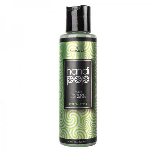 Handipop Edible Handjob Massage Gel Green Apple 4.2oz - happyshop365247
